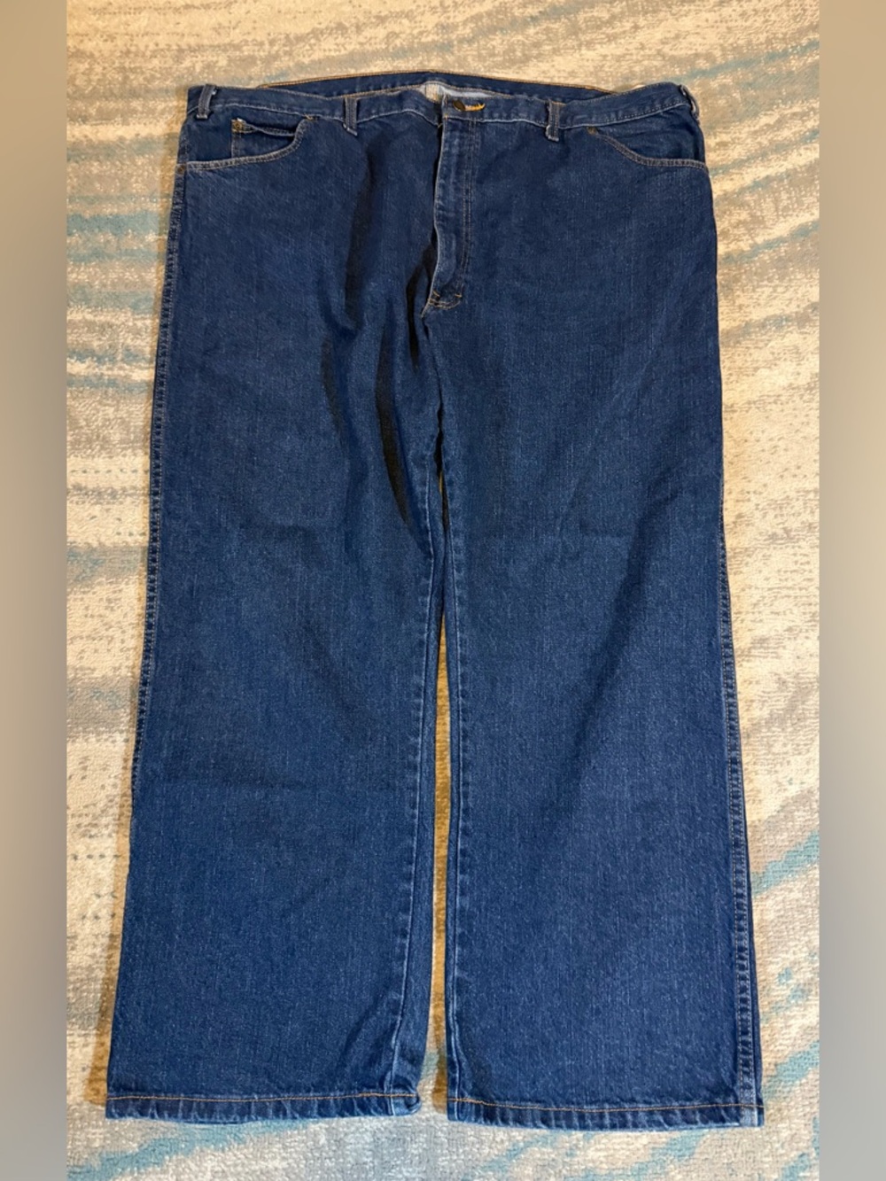 Dickies Men's 50 X 30 Straight-Leg Jeans in Deep Blue Denim
